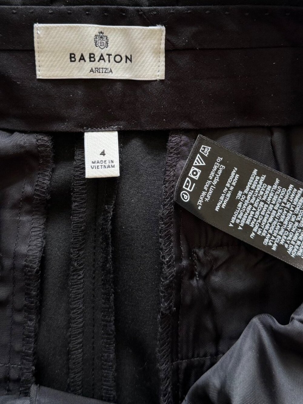 ARITZIA LAVISH PANTS IN BLACK SIZE 4 - Picture 11 of 11